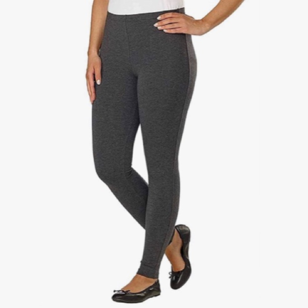 New Gray French Terry Ladies Leggings